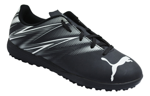 Tenis De Fútbol Puma Attacanto Tt Jr 107481 01 Black/silver 