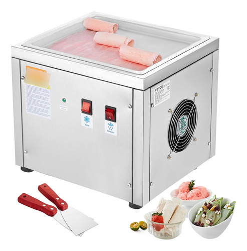 Máquina De Helado Frito Vevor 11x9.5 Pulgadas Acero Inoxidab