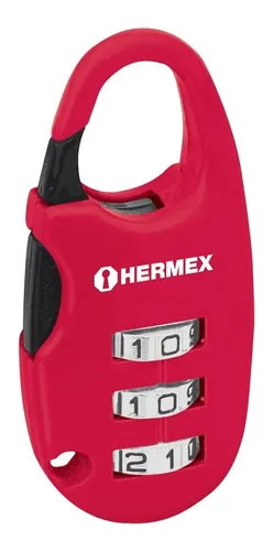 Kit Mochila porta laptop Truper Candado combinación Hermex TRUPER