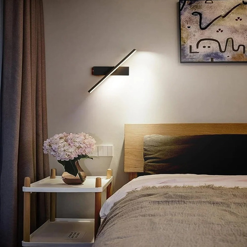 Lámpara Giratoria De Pared Luz Led Baño Luz Lectura Calida