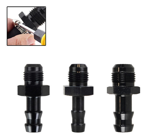 2 Conector De Línea De Combustible De 8 An Macho A 1/2 \\\ ,