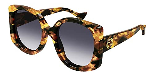 Gafas De Sol Redondas Oversized Gg Acetato Gucci Para Mujer