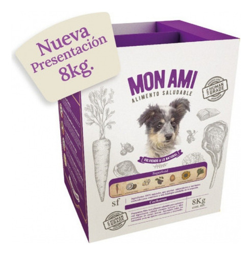Alimento Saludable Natural Monami Para Perros Cachorro 8kg