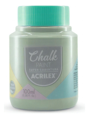 Tinta Chalk Acrilex 100ml - Super Cobertura - Artesanato