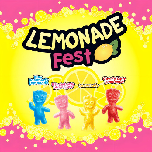 Dulces Sour Patch Kids Lemonade Fest 227g Americanos