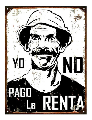 Cartel Chapa Publicidad Antigua Don Ramon Renta M019