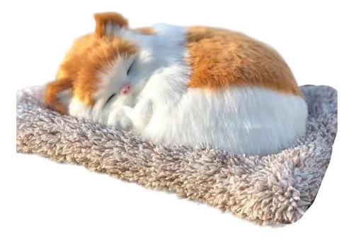 Gato De Peluche Realista Gato Dormido Cute Adorno G