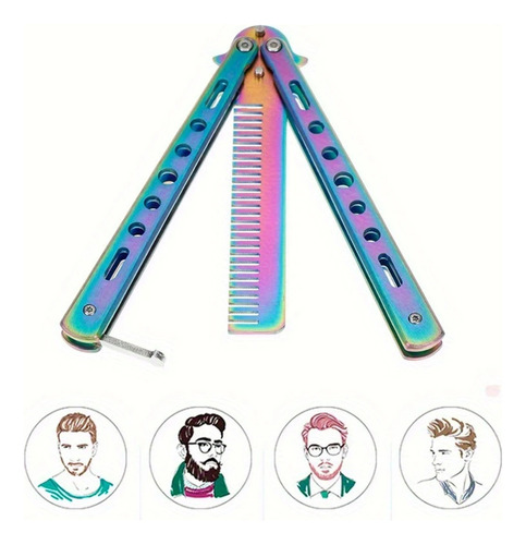Py Peine Plegable De Acero Inoxidable Para Entrenamiento