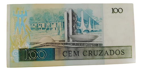 Kit 5un Cédulas 100 Cruzados Juscelino Kubitschek Sequencial (Usado)