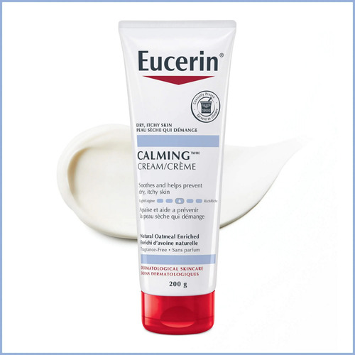 Eucerin Skin Calming, Crema Sin Fragancia 8 Oz Paquete De 2