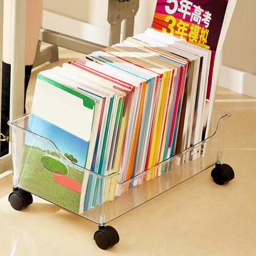 Cajas De Almacenamiento De Libros Con Ruedas Para La