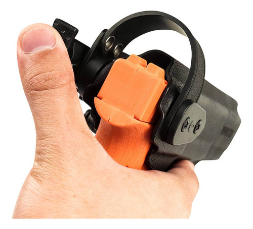 Low Ride + Coldre Trust Invictus Kydex Glock G17 G19 G22 G23 Cor Preto Orientação Da Mão Destro