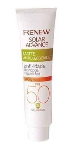Imagem 1 de 1 de Renew Solar Advance - Protetor Solar Anti-idade - Matte 15g