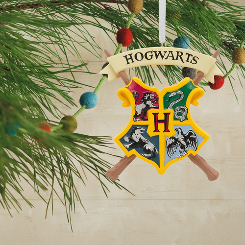 Harry Harry Potter Hogwarts Crest Christmas Ornament