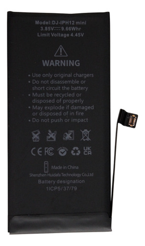 Batería Compatible Con Iphone 12 Mini Alta Capacidad Deji