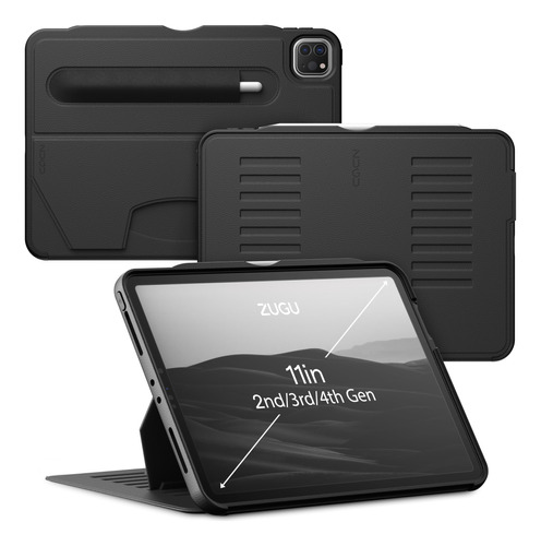 Funda Zugu Para iPad Pro 11 Pulgadas (1a, 2a, 3a Y 4a Gen) 2