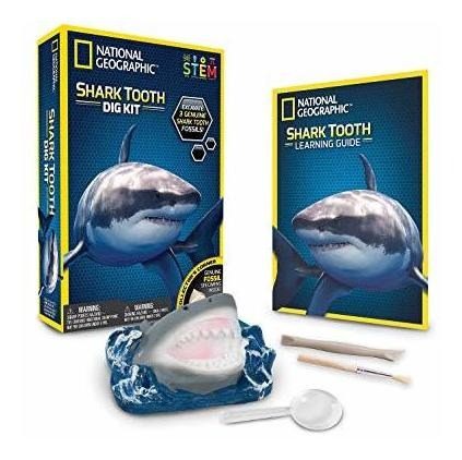 National Geographic Diente De Tiburón Dig Kit - Excavar 3 Au