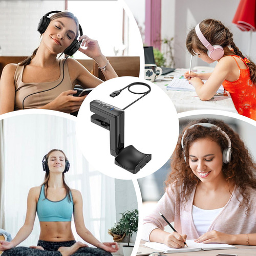 Soporte Para Auriculares Debajo Del Escritorio Colgador Para