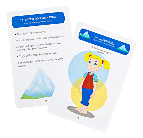 Tarjetas De Yoga Para Niños Guía De Asanas Y Equilibrio