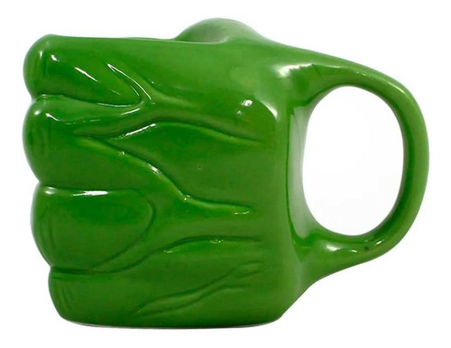 Imagem 2 de 6 de Caneca Hulk Mão 3d Vingadores Avengers Disney Marvel Oficial