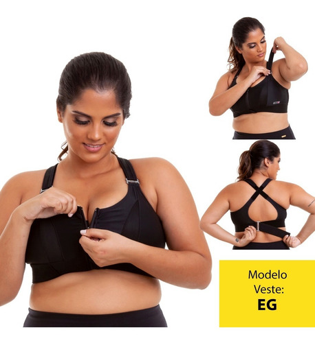 Roupa De Academia Feminina Top Fitness Sustentação Da Fitnez