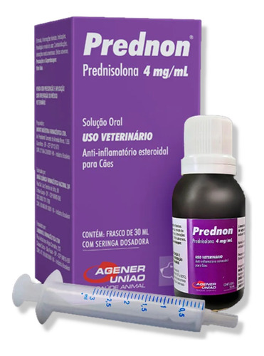 Prednon Anti-inflamatório Para Cães Agener 30ml
