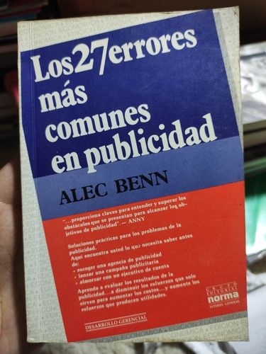 Los 27 Errores Más Comunes En Publicidad - Alec Benn