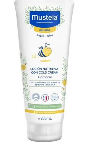 Loción Corporal Mustela Nutritiva Con Cold Cream 200 Ml