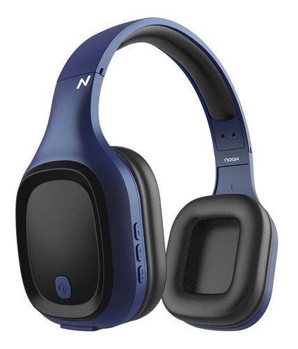 Auriculares Bluetooth Inalambricos Noga Ng-918bt Negro Color Azul y Negro