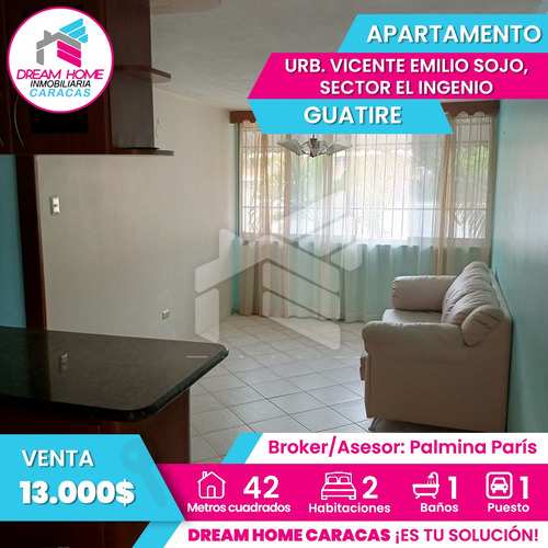 Apartamento En Venta Urb. Vicente Emilio Sojo, Sector El Ingenio - Guatire