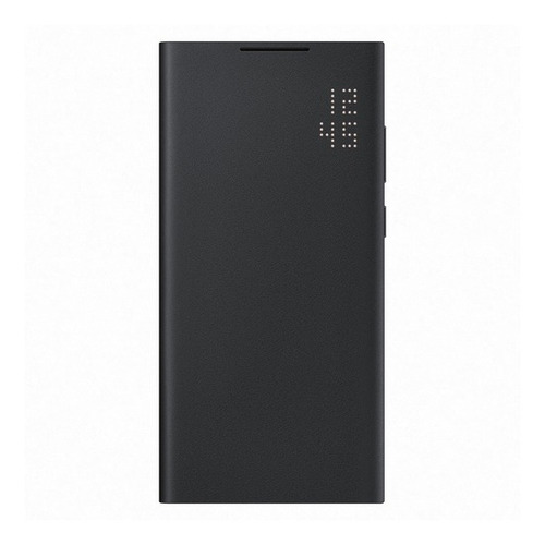 Imagen 2 de 3 de Funda con luz Samsung Smart LED View Cover black con diseño liso para Samsung Galaxy S22 Ultra por 1 unidad