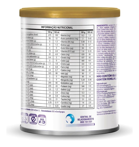 Danone Neo Advance 400g - Kit Com 3 Latas - Neoadvance