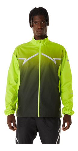 Casaca Asics Lite-show Jacket Lime Zest/ Black Hombre