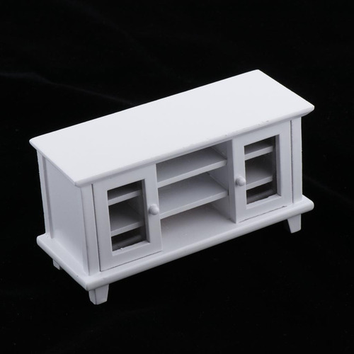 Mueble De Televisor De Desmontable / Miniatura Blanco