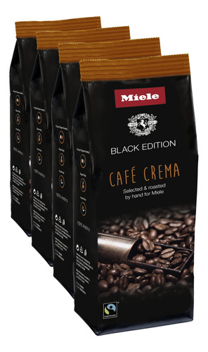 Miele Granos De Cafe, Edicion Negra, Cafe Crema, 4 Bolsas De