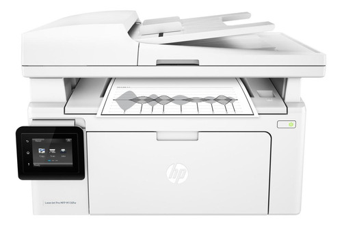 Impresora  multifunción HP LaserJet Pro M130fw con wifi blanca 220V - 240V