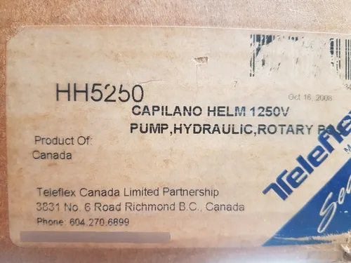 Bomba Capilano Hh5250 -1250v