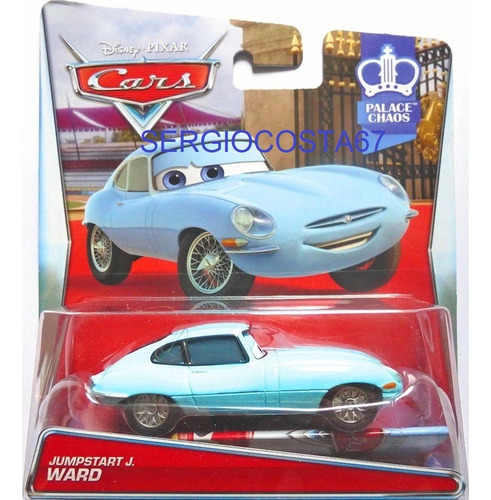 Disney Cars 2 Jumpstart J. Ward Mattel Cor Azul