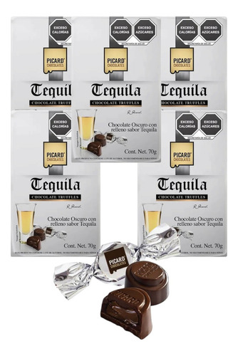 Chocolate Relleno Tequila 11 Pz De 70 G C/u Picard Truffle