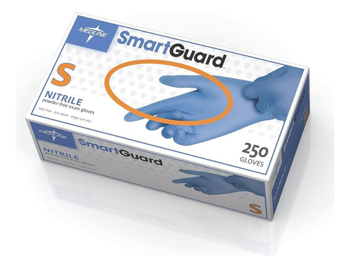 Guantes De Examen De Nitrilo Medline Smartguard, Sin Polvo, 