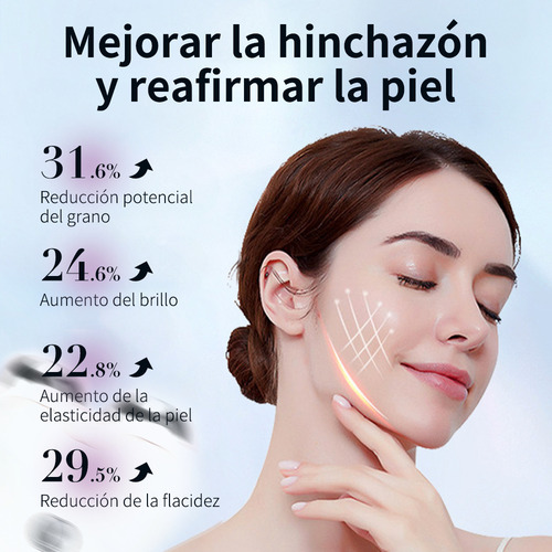 Masajeador Facial De Microcorriente Recargable Máquina De Belleza Lifting Y Reductor De Arrugas Blanco Aparatos Faciales Rejuvenecedor