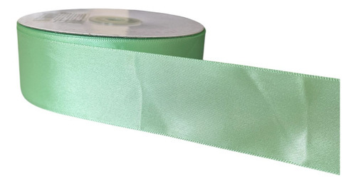 Cinta Listón Liso 3.8 Cm X 45 M - Rollo Genérico Menta Una-cara