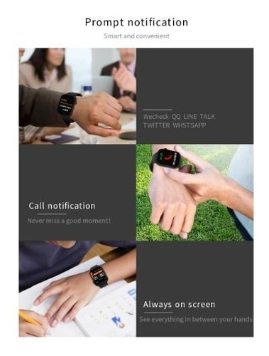 Smart Watch Ck78 Rose O Negro
