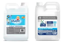 Comprar Combo Kit Jabon Liquido 5 Lts Ala + Suavizante 5 Lts Vivere
