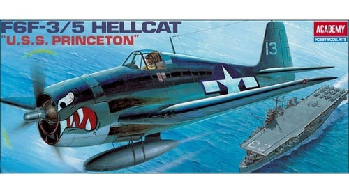 Modelismo Avion Americano 1/72 F6f Hellcat Usaf Academy 