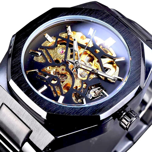 Forsining Relojes Mecánicos Skeleton Luxury