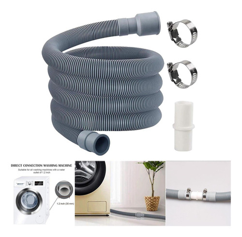 Kit De Extensión De Manguera De Desagüe Para Lavadora De