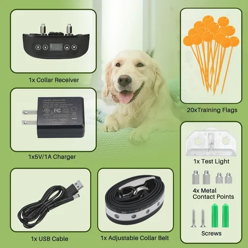 Sistema Inalámbrico De Vallas Para Perros Gps, Satélite Eléc