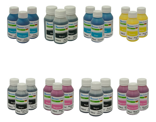 Tinta Kennen Inks Para Epson 7800 7880 9800 Combo 8x300ml