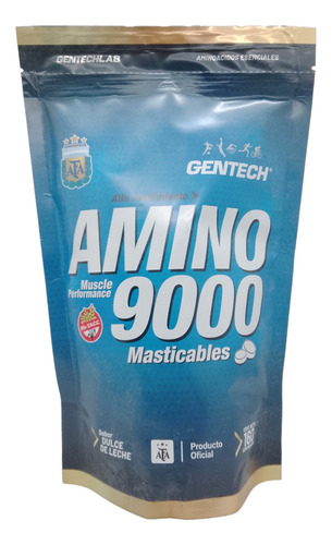 Amino 9000 X 160 Compr. Masticable - Gentech - Aminoácidos